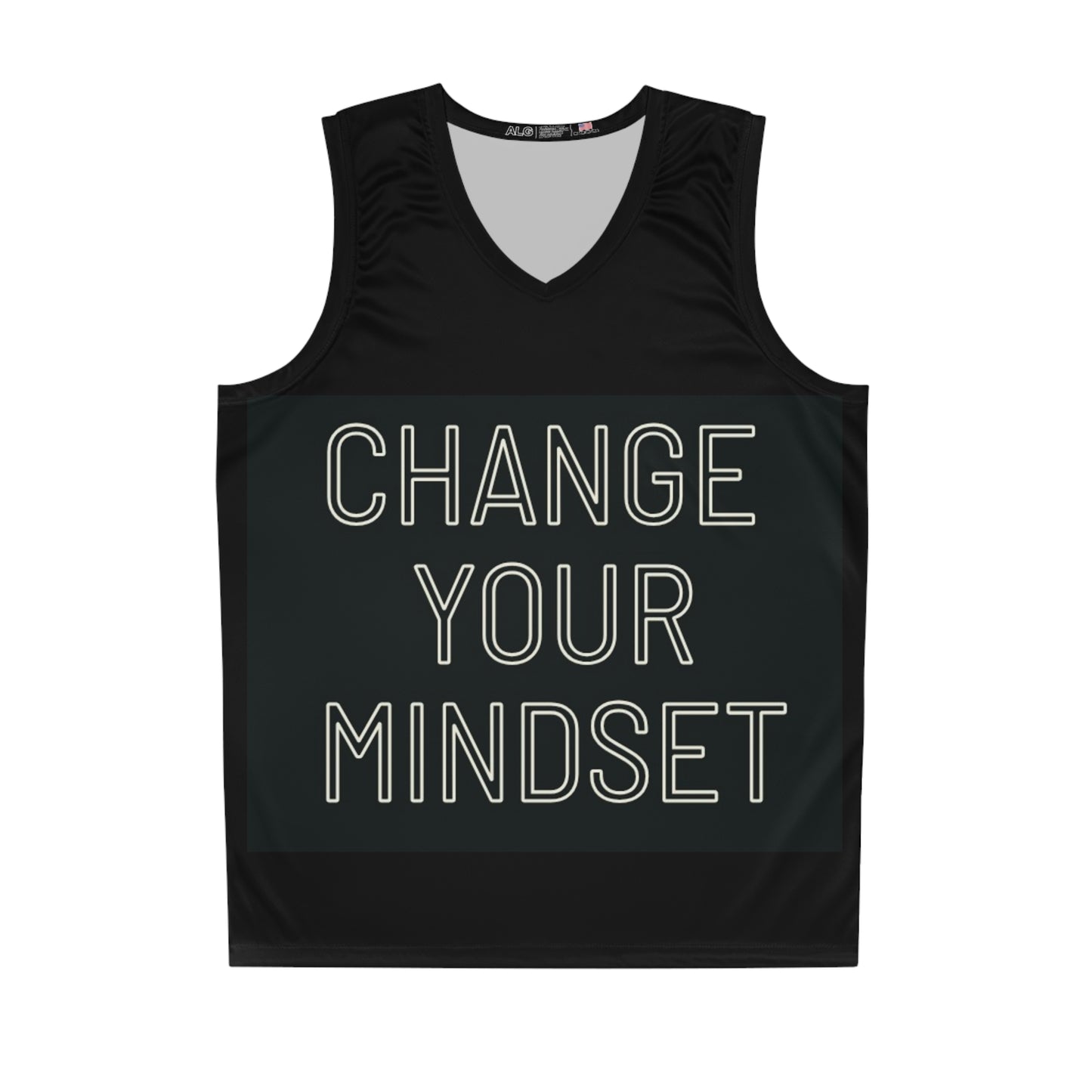 Limited E'dish Motivational Basketball Jersey - Change Your Mindset, Limited Edition Sports Apparel, Gift for Athletes, Unique Jersey for Game Day