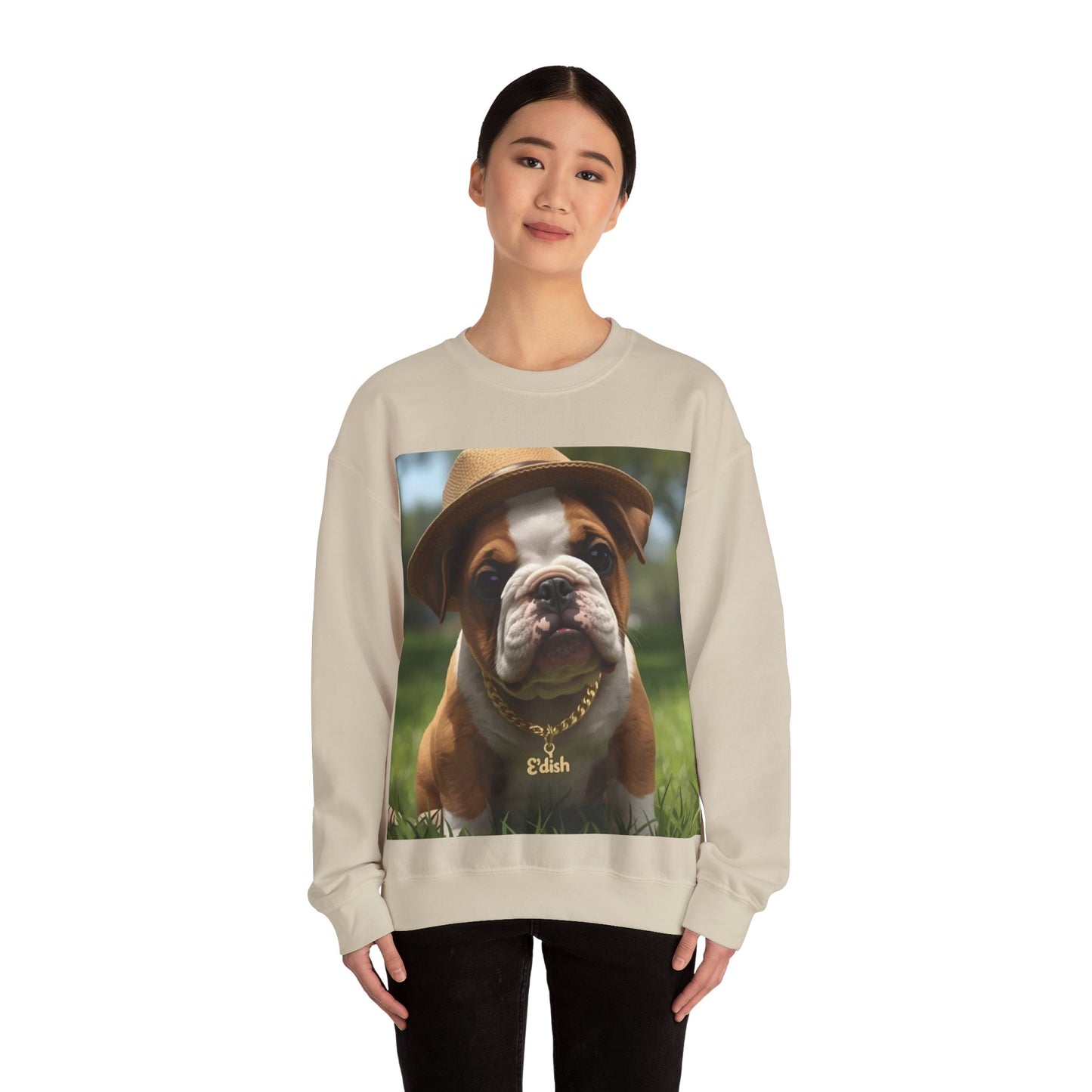 Bulldog Charm Sweatshirt | Perfect Gift for Dog Lovers | Cozy Casual Wear | Pet-Themed Apparel | Ideal for Birthdays & Everyday Wear
