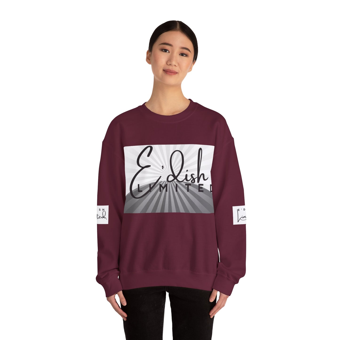 E'dish Limited Edition Sweatshirt, Cozy Streetwear, Gift for Fashion Lovers, Unisex Crewneck, Casual