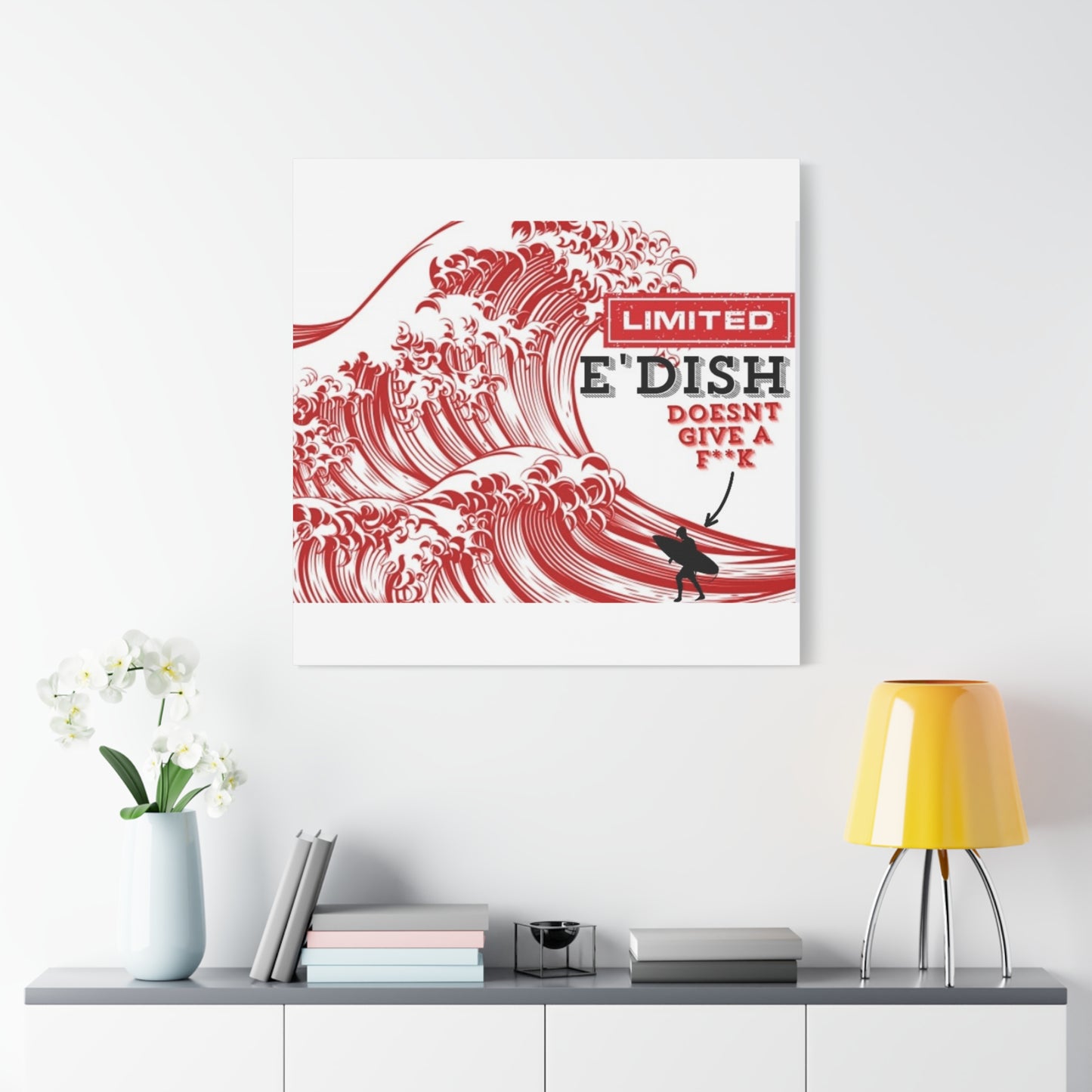 Limited E'dish Matte Canvas, Stretched, 1.25"