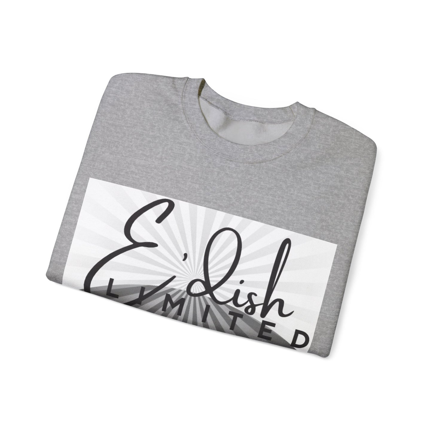 E'dish Limited Edition Sweatshirt, Cozy Streetwear, Gift for Fashion Lovers, Unisex Crewneck, Casual
