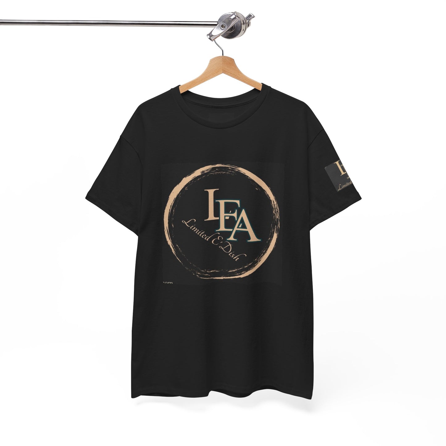 Limited E'dish apparel black and gold logo tee