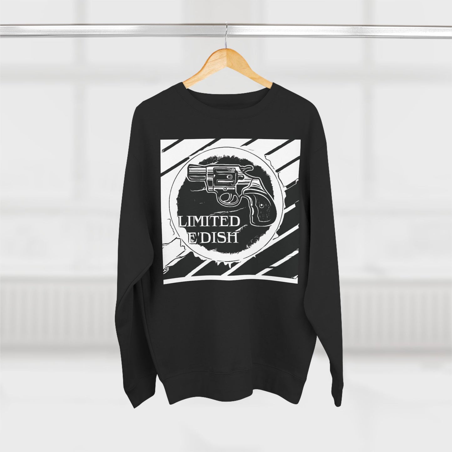 Limited E'dish pistol designed sweatshirt