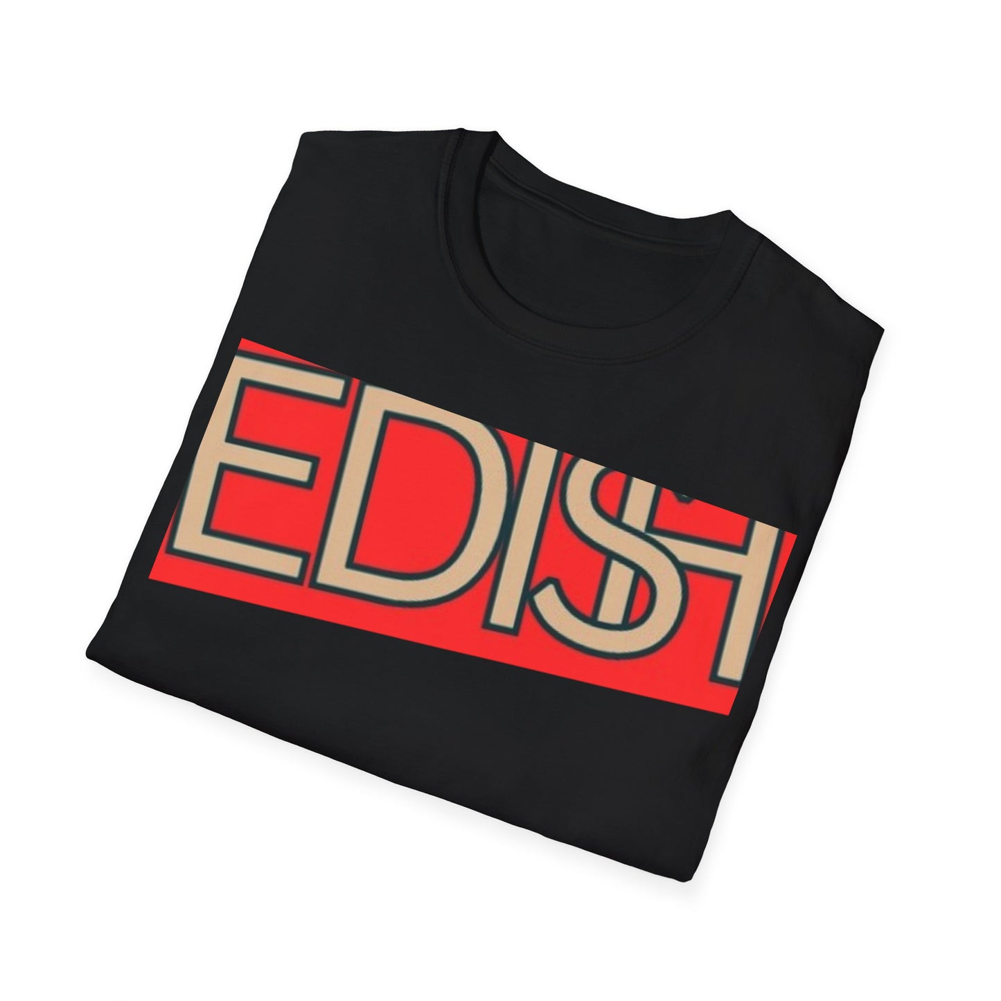 E'dish black and red tee