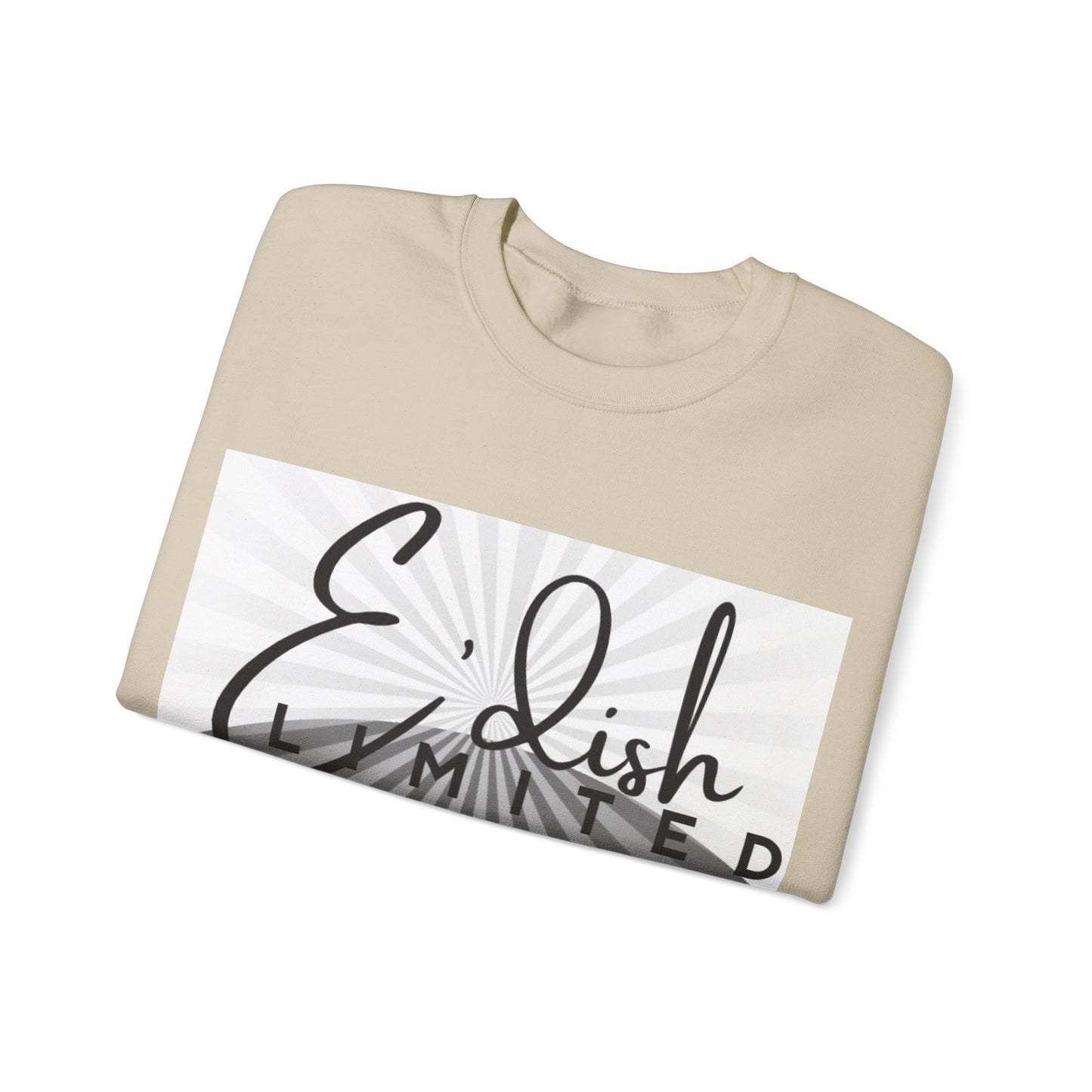 E'dish Limited Edition Sweatshirt, Cozy Streetwear, Gift for Fashion Lovers, Unisex Crewneck, Casual