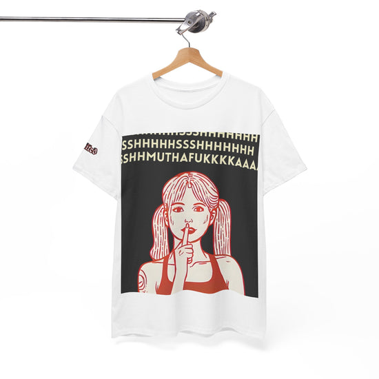 Shhh Muthafucka Unisex Tee, Funny T-Shirt, Casual Wear, Gift for Friends, Statement Shirt, Streetwear