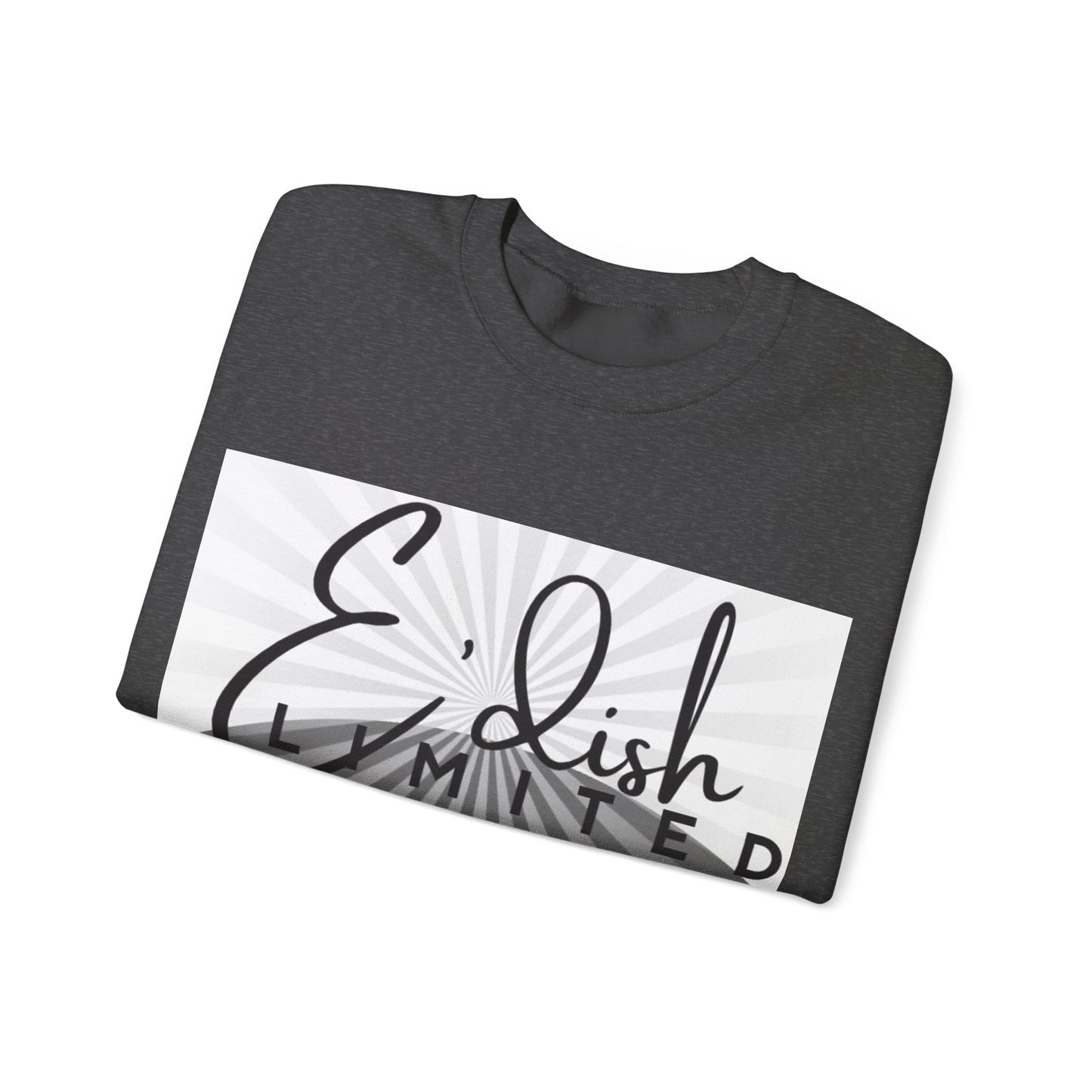 E'dish Limited Edition Sweatshirt, Cozy Streetwear, Gift for Fashion Lovers, Unisex Crewneck, Casual