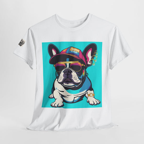 Cool French Bulldog Graphic Tee, Pet Lover Gift, Vintage Style Dog Shirt, Casual Wear, Fun Gift for Dog Owners