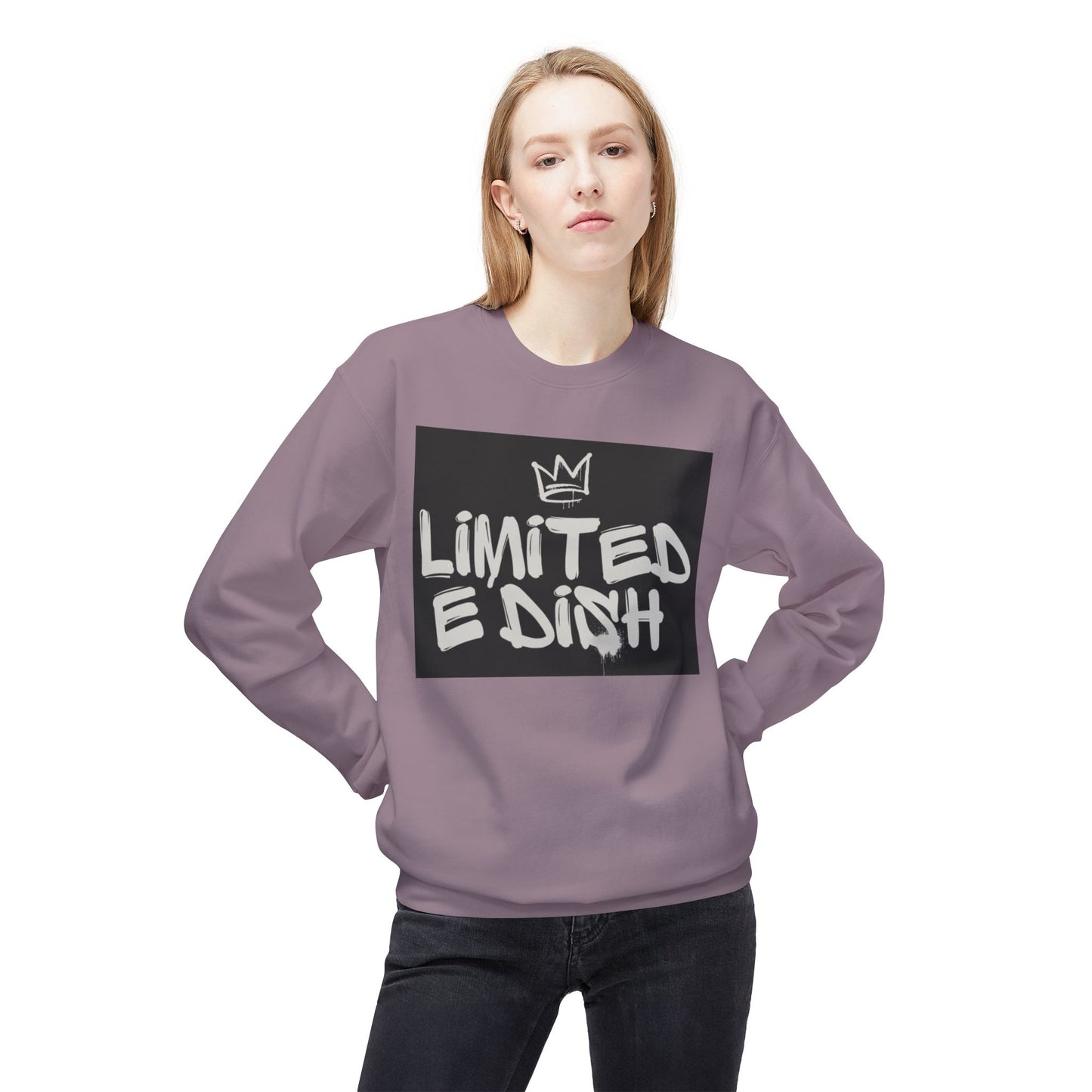 Limited Edition Crewneck Sweatshirt, Comfortable Fleece, Unique Graphics, Unisex Gift, Streetwear Fashion, Casual Wear