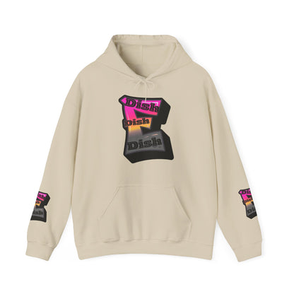 Edish Unisex Hooded Sweatshirt - Big E Design on Front, Back, and Sleeves