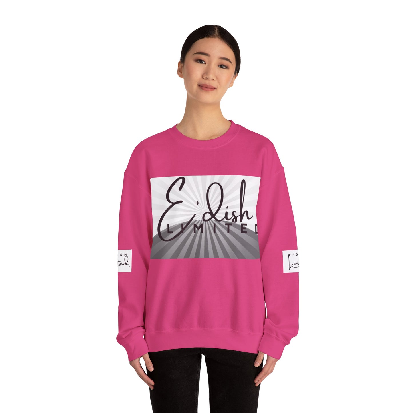 E'dish Limited Edition Sweatshirt, Cozy Streetwear, Gift for Fashion Lovers, Unisex Crewneck, Casual