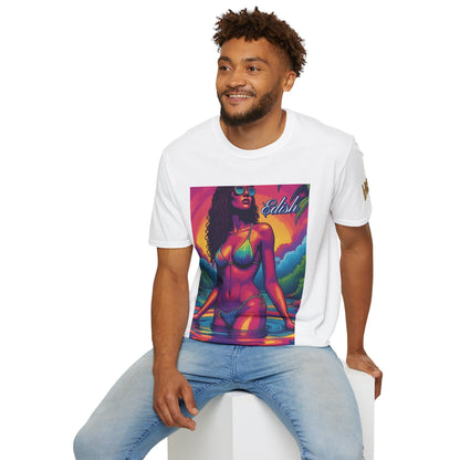 Psychedelic Bikini Girl T-Shirt by limited edish