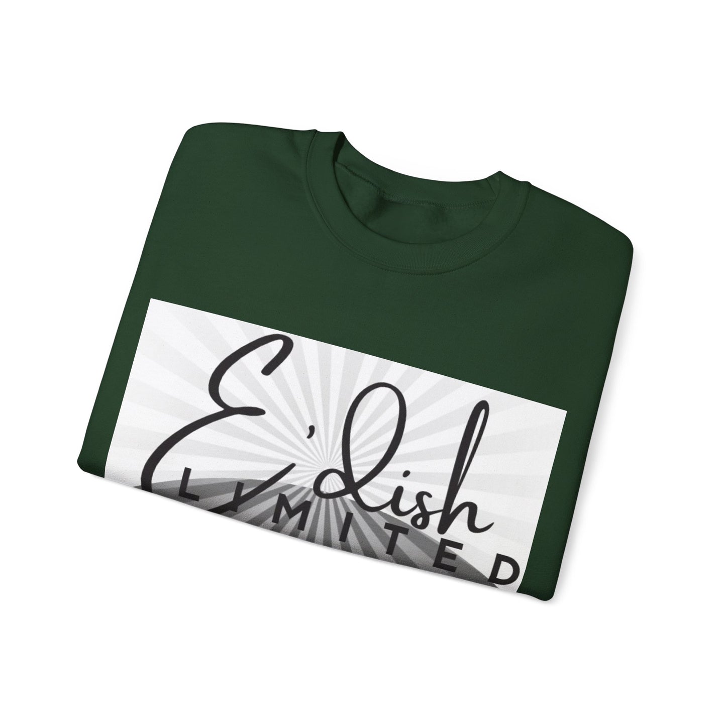E'dish Limited Edition Sweatshirt, Cozy Streetwear, Gift for Fashion Lovers, Unisex Crewneck, Casual