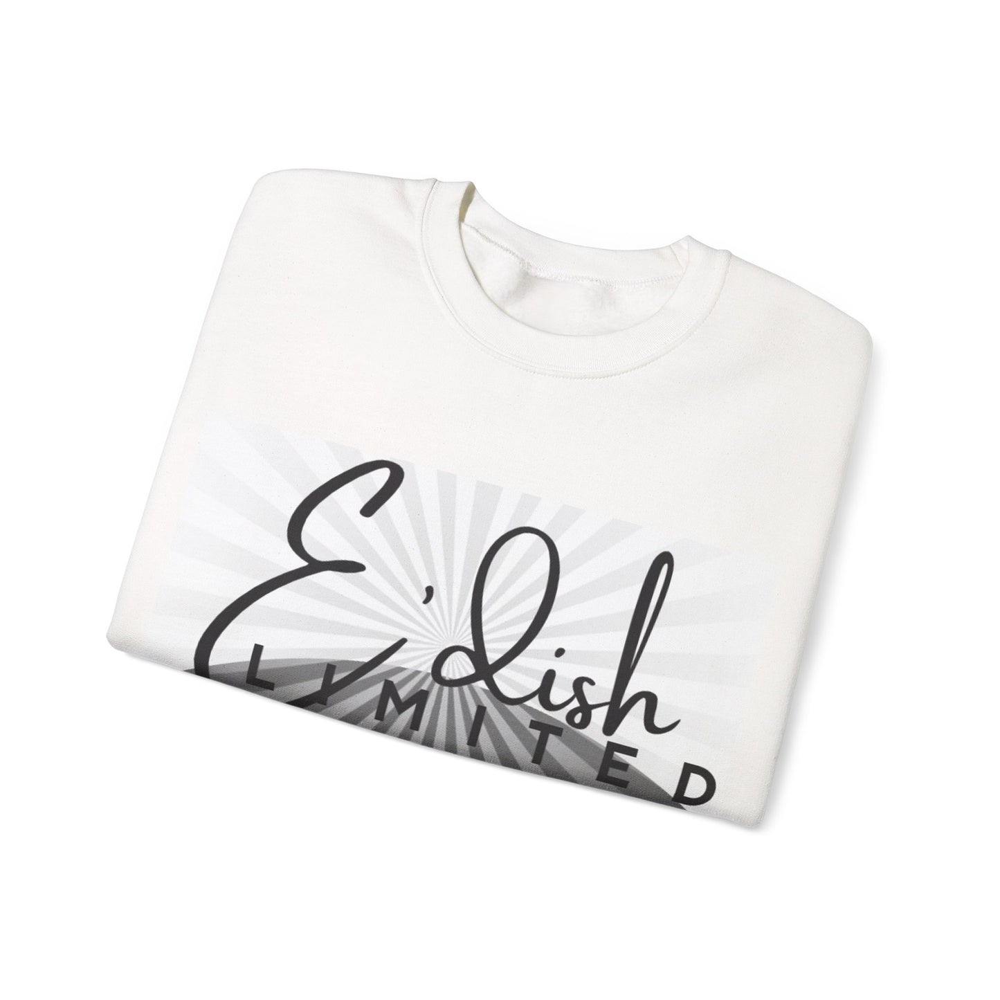 E'dish Limited Edition Sweatshirt, Cozy Streetwear, Gift for Fashion Lovers, Unisex Crewneck, Casual