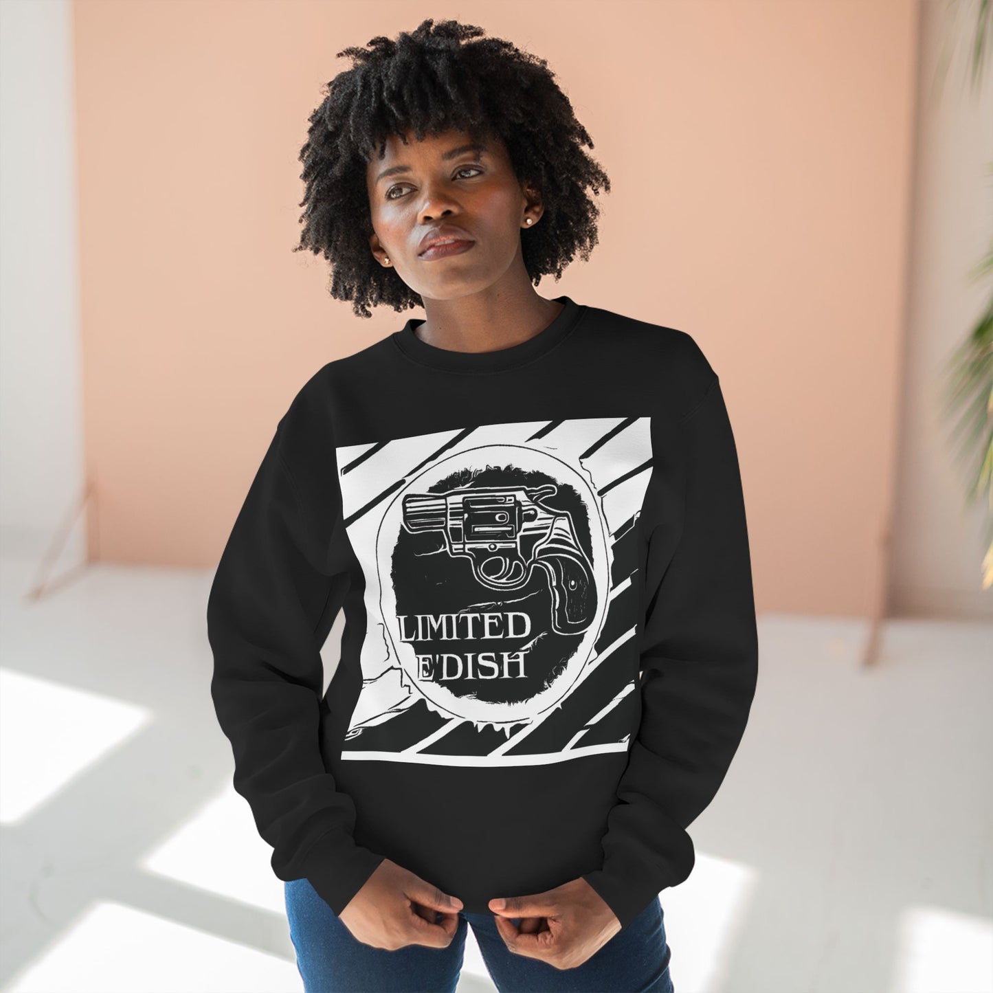 Limited E'dish pistol designed sweatshirt