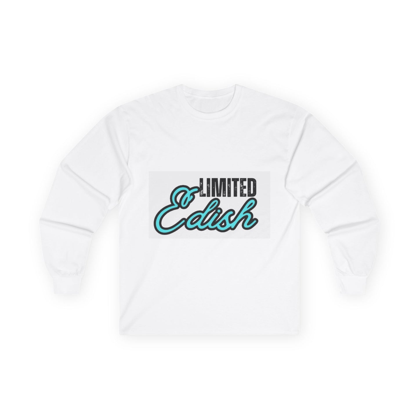 Limited E'dish Long Sleeve Tee, Casual Wear, Gift for Him/Her, Fashion Statement, Trendy Graphic Tee, Comfortable Everyday Shirt
