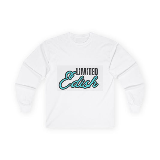 Limited E'dish Long Sleeve Tee, Casual Wear, Gift for Him/Her, Fashion Statement, Trendy Graphic Tee, Comfortable Everyday Shirt