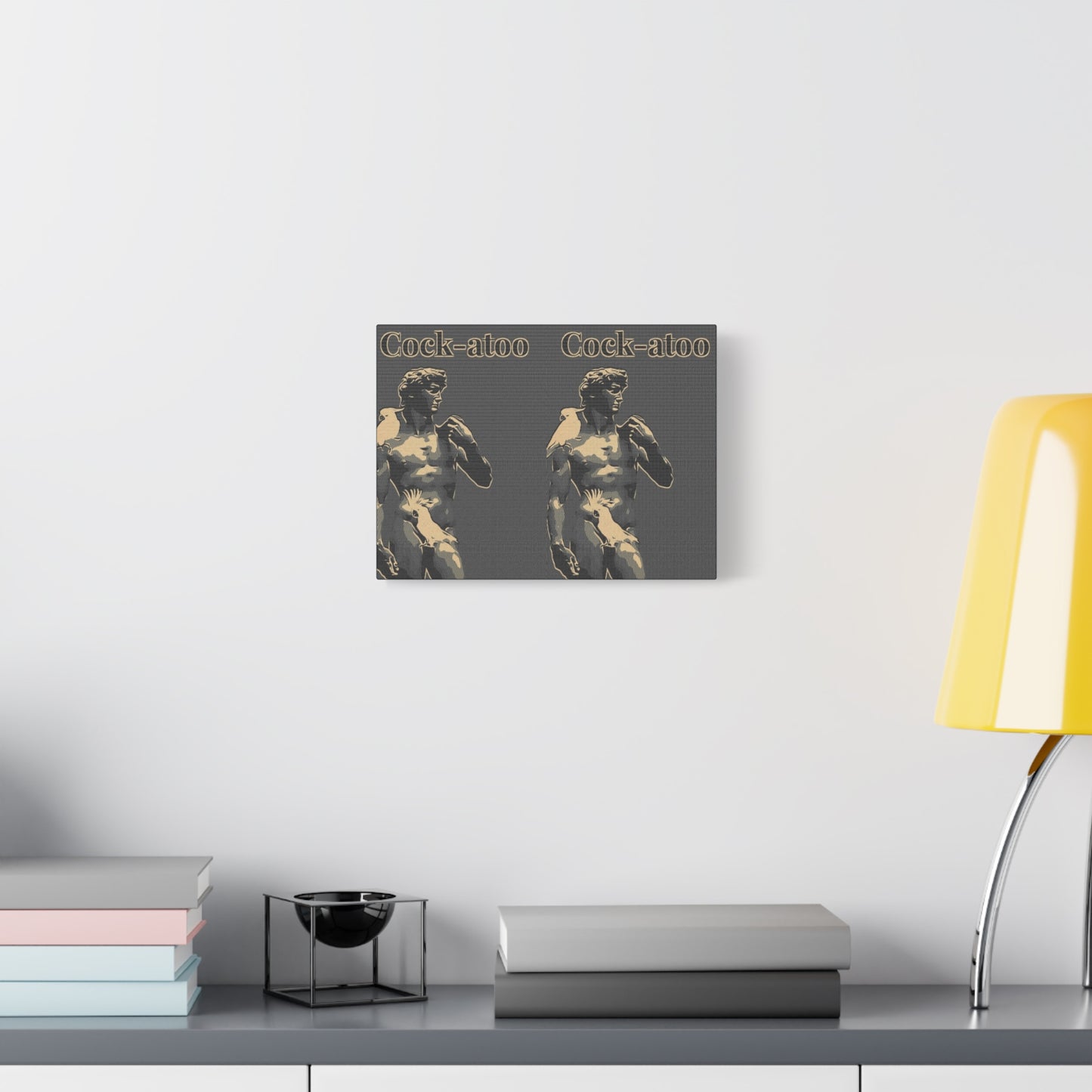 How about a cockatoo canvas