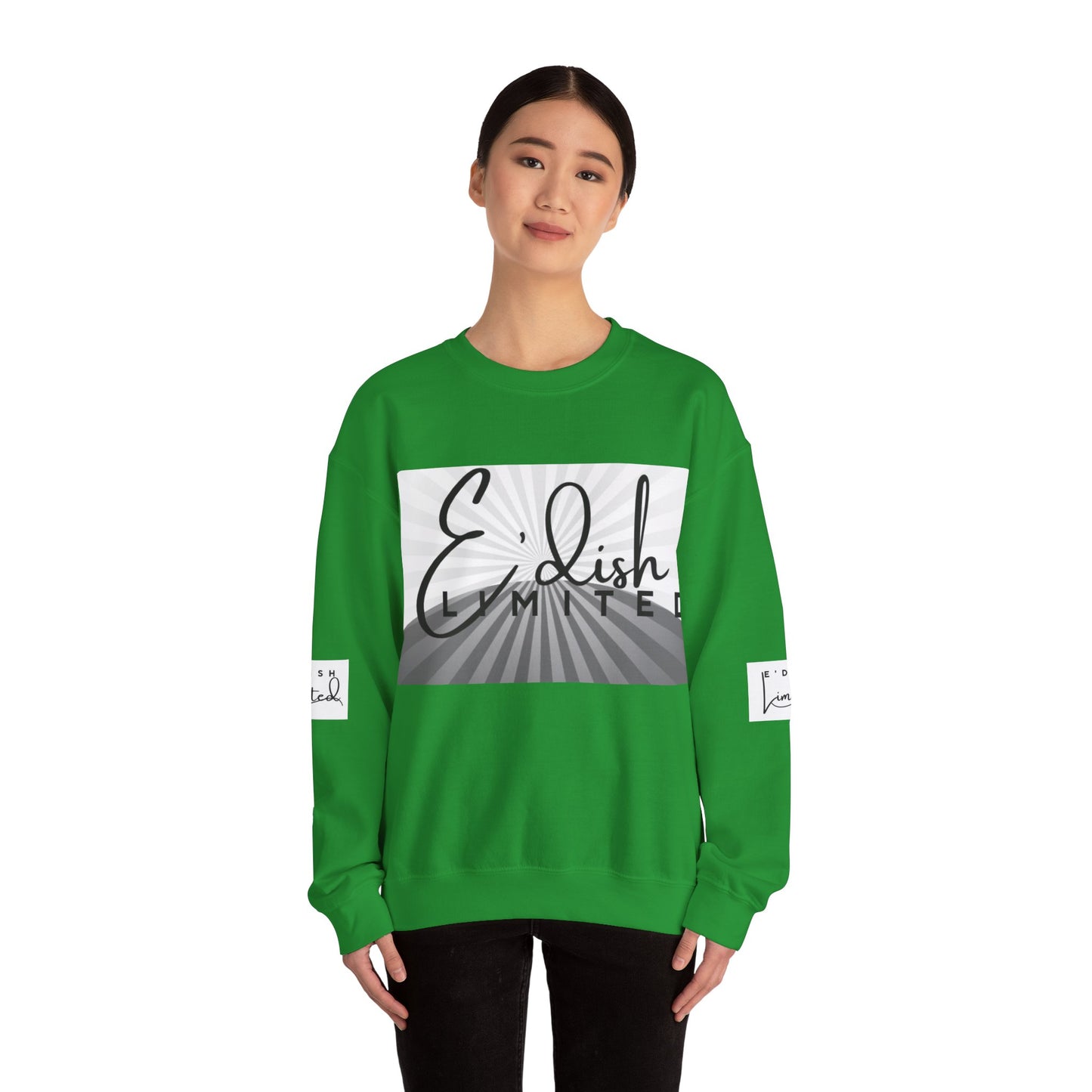 E'dish Limited Edition Sweatshirt, Cozy Streetwear, Gift for Fashion Lovers, Unisex Crewneck, Casual