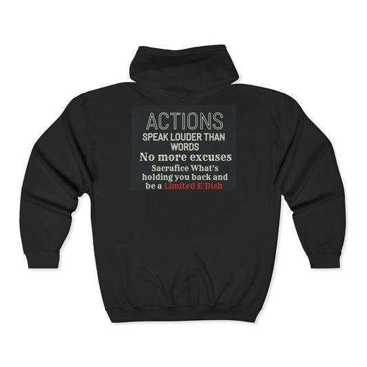 Limited E'dish Heavy Blend™ Full Zip Hooded Sweatshirt