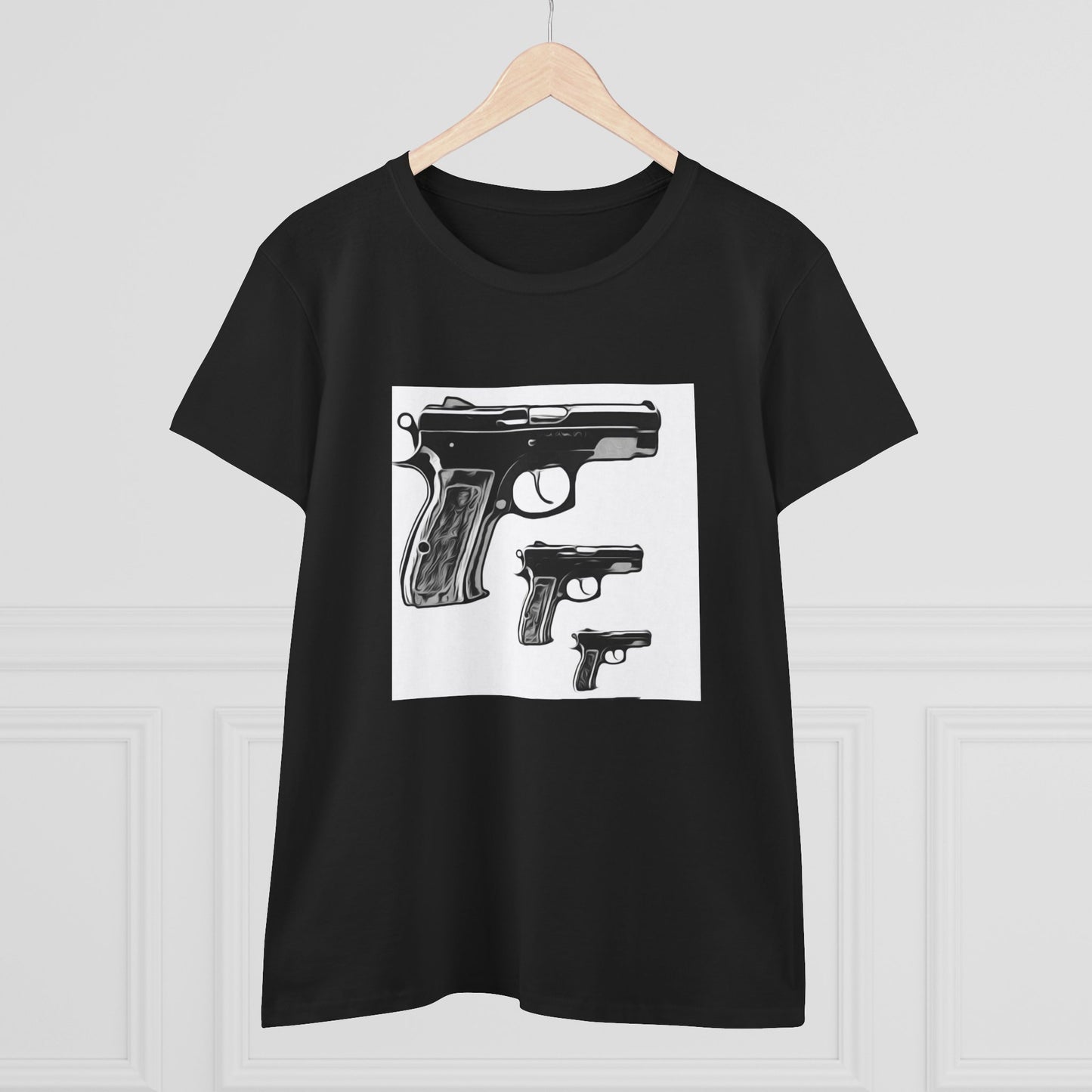 Limited E'dish 3 pistol  tee for women