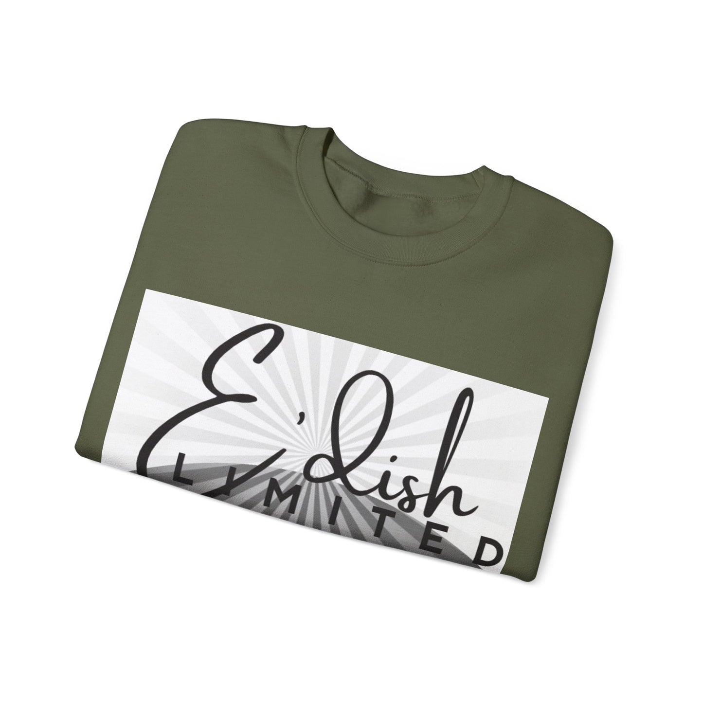 E'dish Limited Edition Sweatshirt, Cozy Streetwear, Gift for Fashion Lovers, Unisex Crewneck, Casual