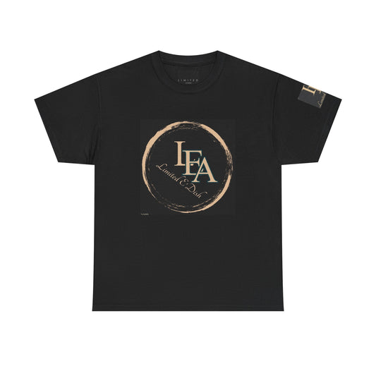 Limited E'dish apparel black and gold logo tee