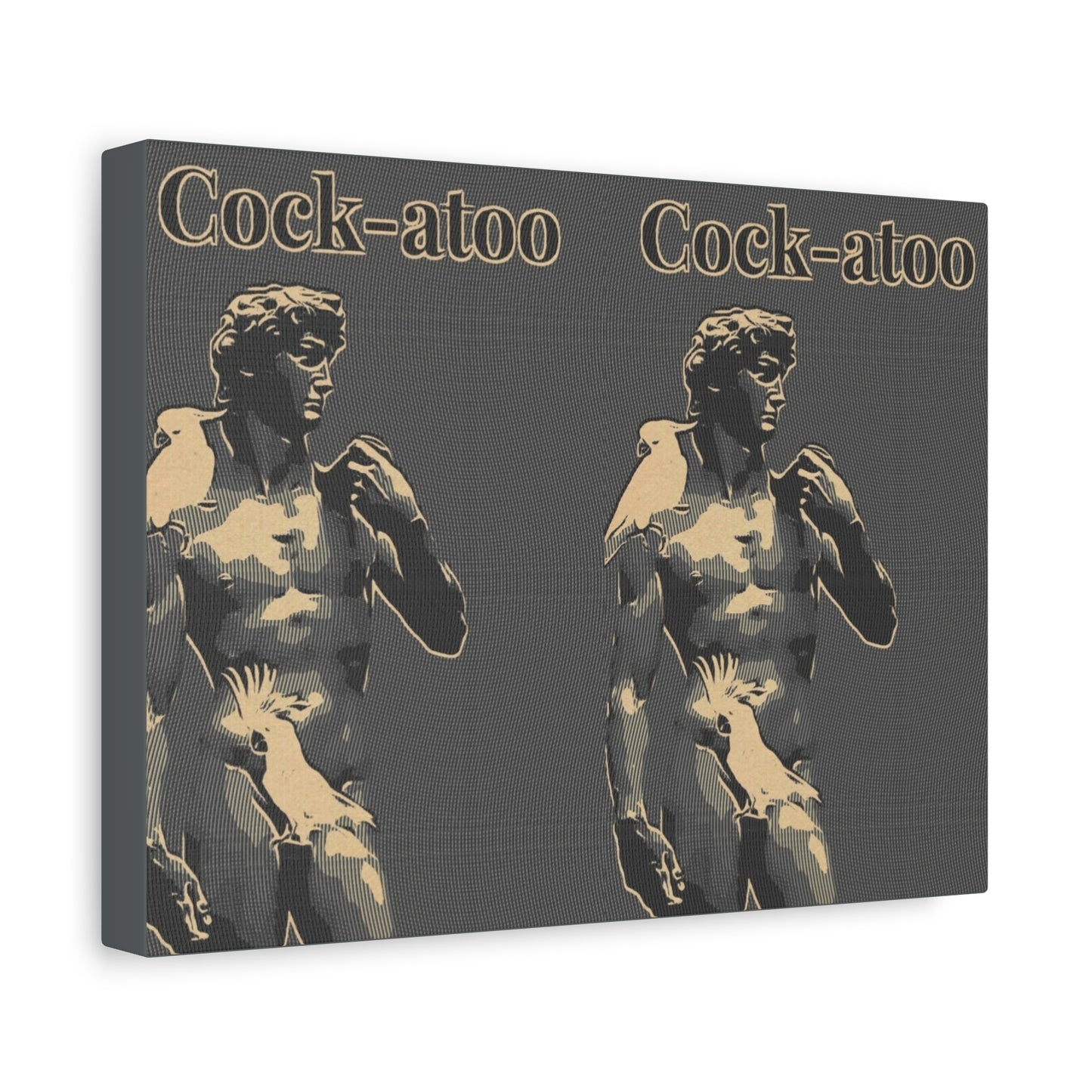 How about a cockatoo canvas