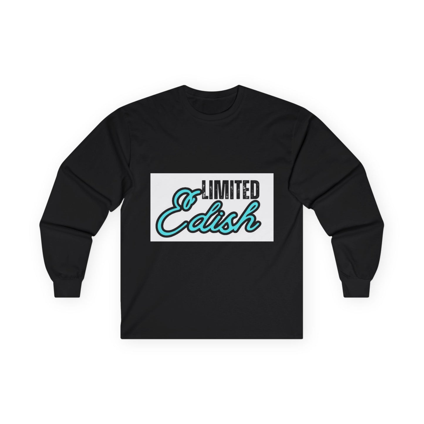 Limited E'dish Long Sleeve Tee, Casual Wear, Gift for Him/Her, Fashion Statement, Trendy Graphic Tee, Comfortable Everyday Shirt