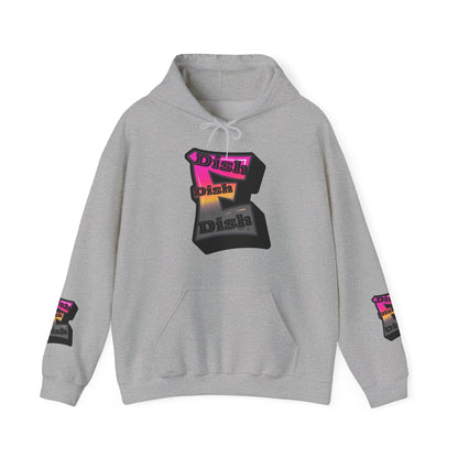 Edish Unisex Hooded Sweatshirt - Big E Design on Front, Back, and Sleeves