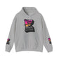 Edish Unisex Hooded Sweatshirt - Big E Design on Front, Back, and Sleeves