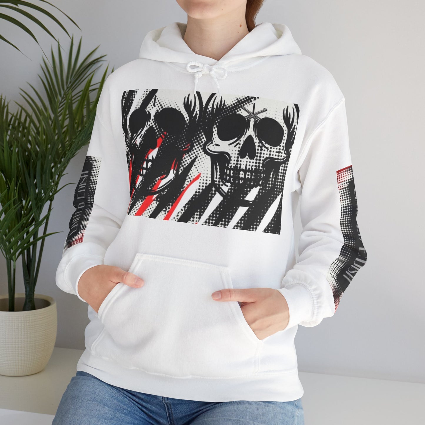 Limited E'dish skull hoodie