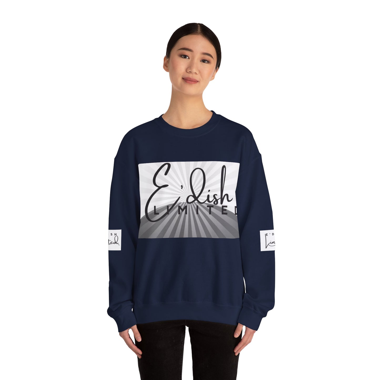 E'dish Limited Edition Sweatshirt, Cozy Streetwear, Gift for Fashion Lovers, Unisex Crewneck, Casual
