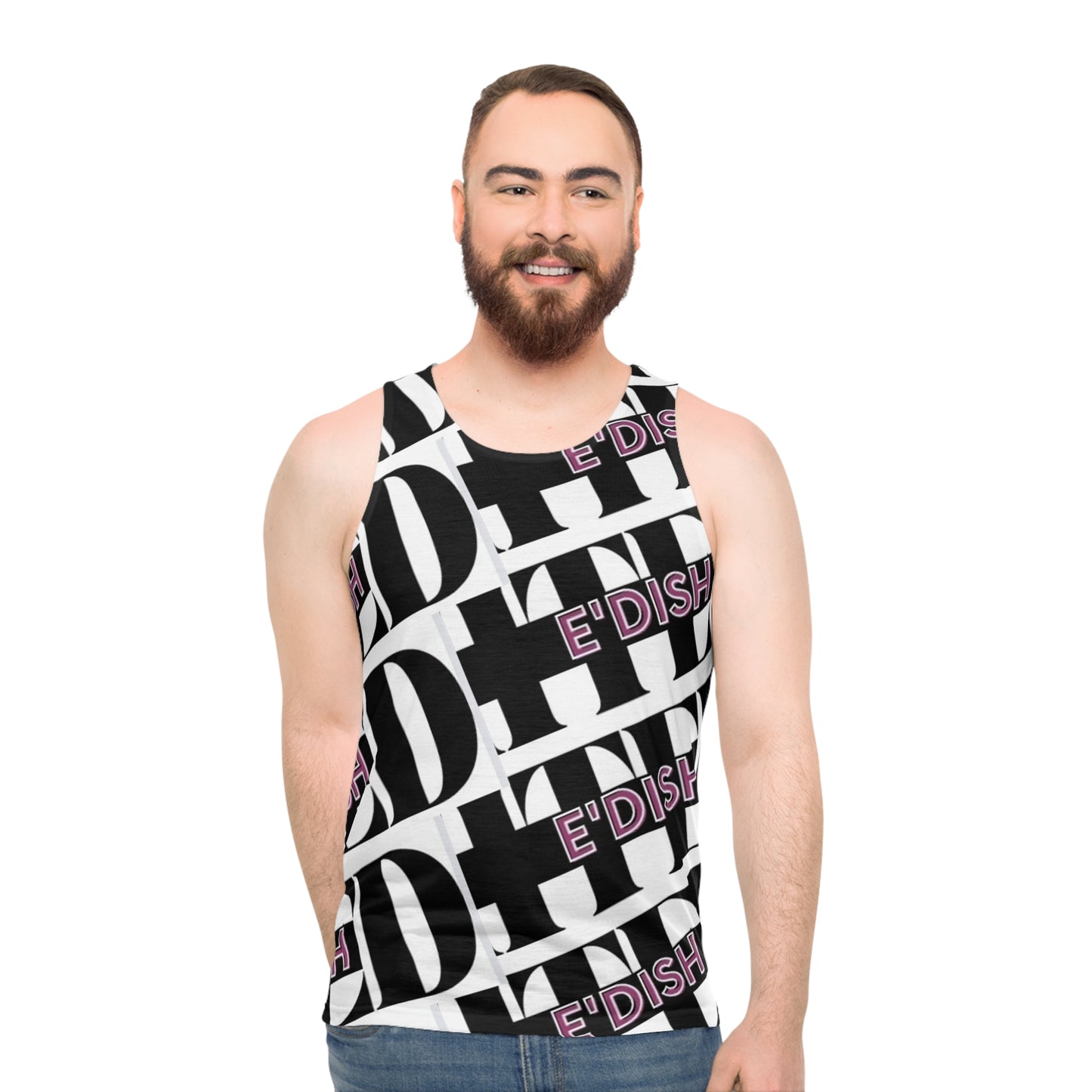 Tank Top Limited E'dish Letters Design
