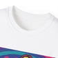 Vibrant Retro Graphic Tee, Festival Wear, limited E&