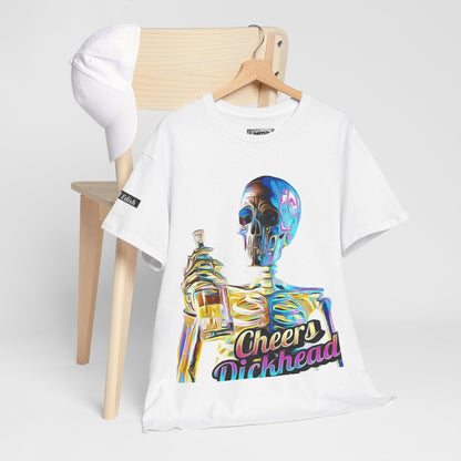 limited edish Skeleton Cheers dickhead Tee