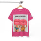 Quick Selfie Unisex Tee - Two Lips with Bodies Design