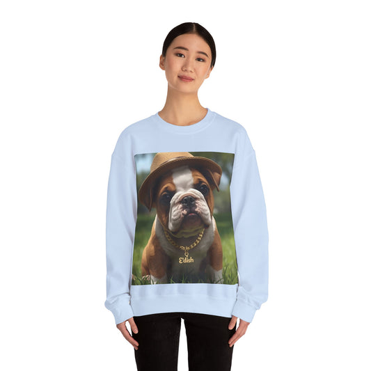 Bulldog Charm Sweatshirt | Perfect Gift for Dog Lovers | Cozy Casual Wear | Pet-Themed Apparel | Ideal for Birthdays & Everyday Wear