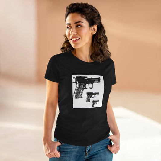 Limited E'dish 3 pistol  tee for women