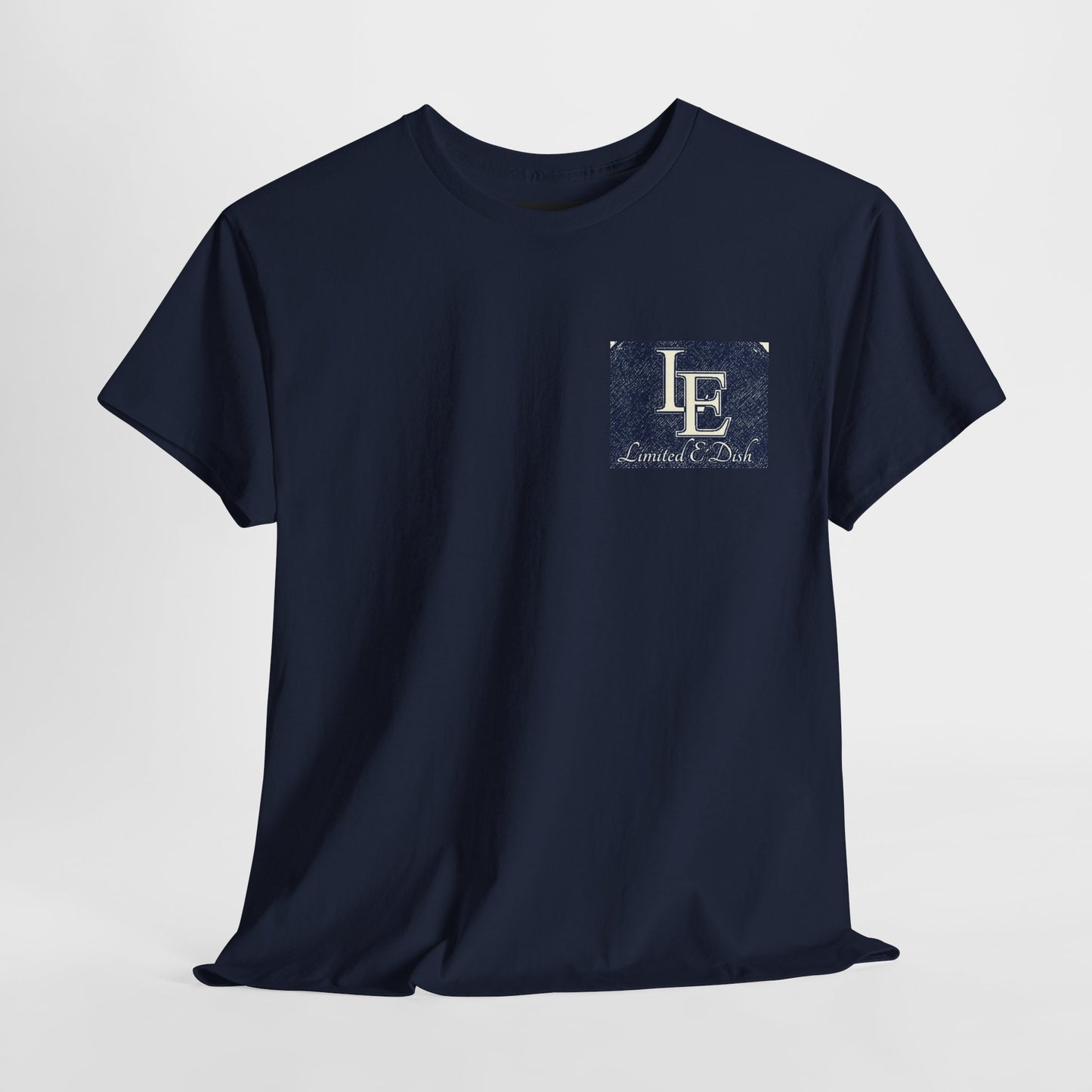 Limited E'dish logo tee in navy blue