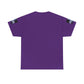 Edish Unisex Tee with Purple Cross Design
