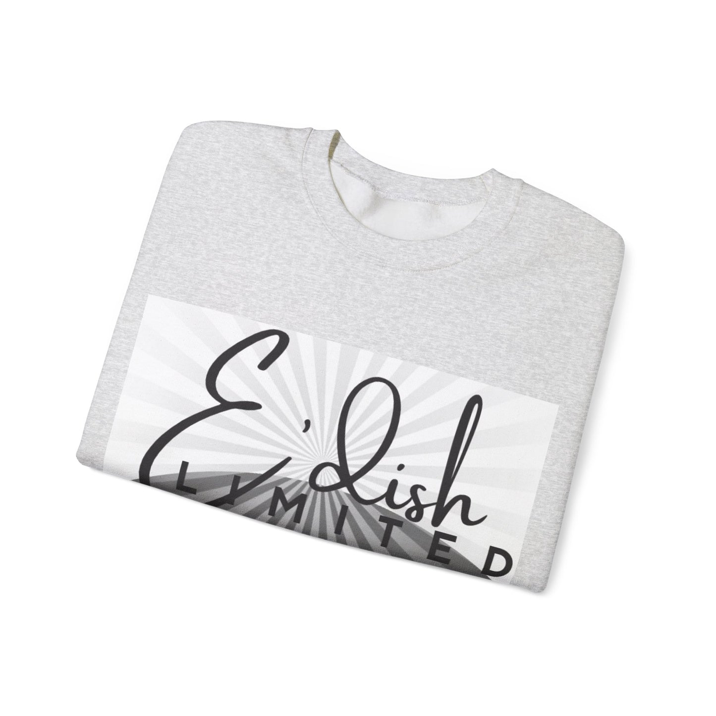 E'dish Limited Edition Sweatshirt, Cozy Streetwear, Gift for Fashion Lovers, Unisex Crewneck, Casual