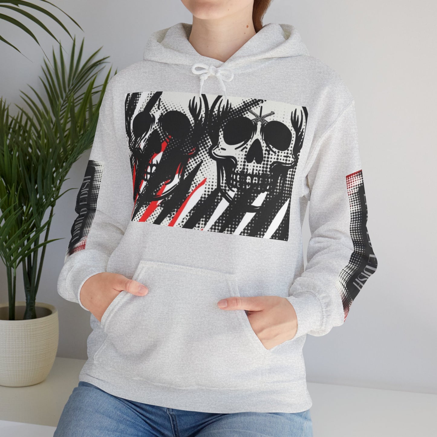 Limited E'dish skull hoodie