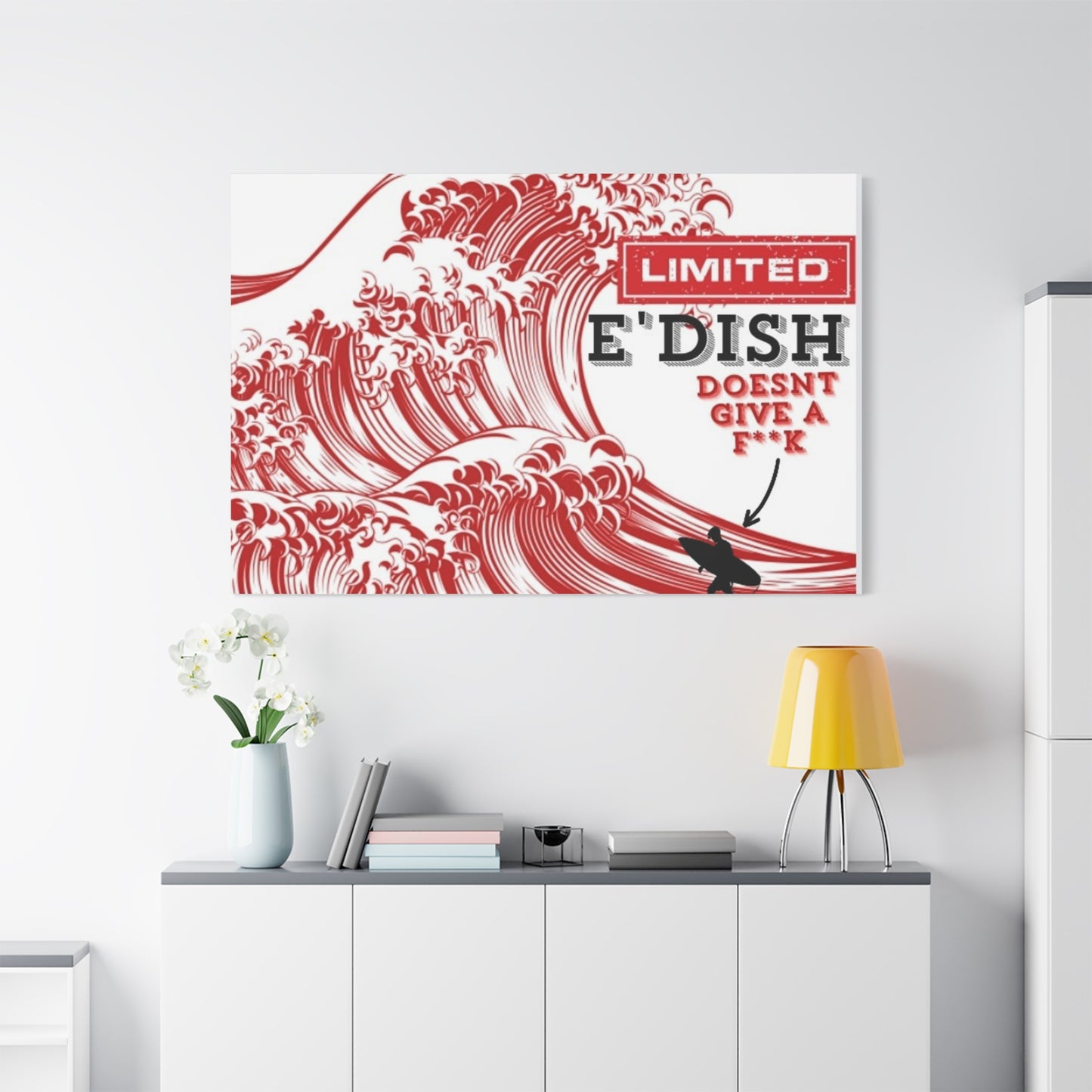 Limited E'dish Matte Canvas, Stretched, 1.25"