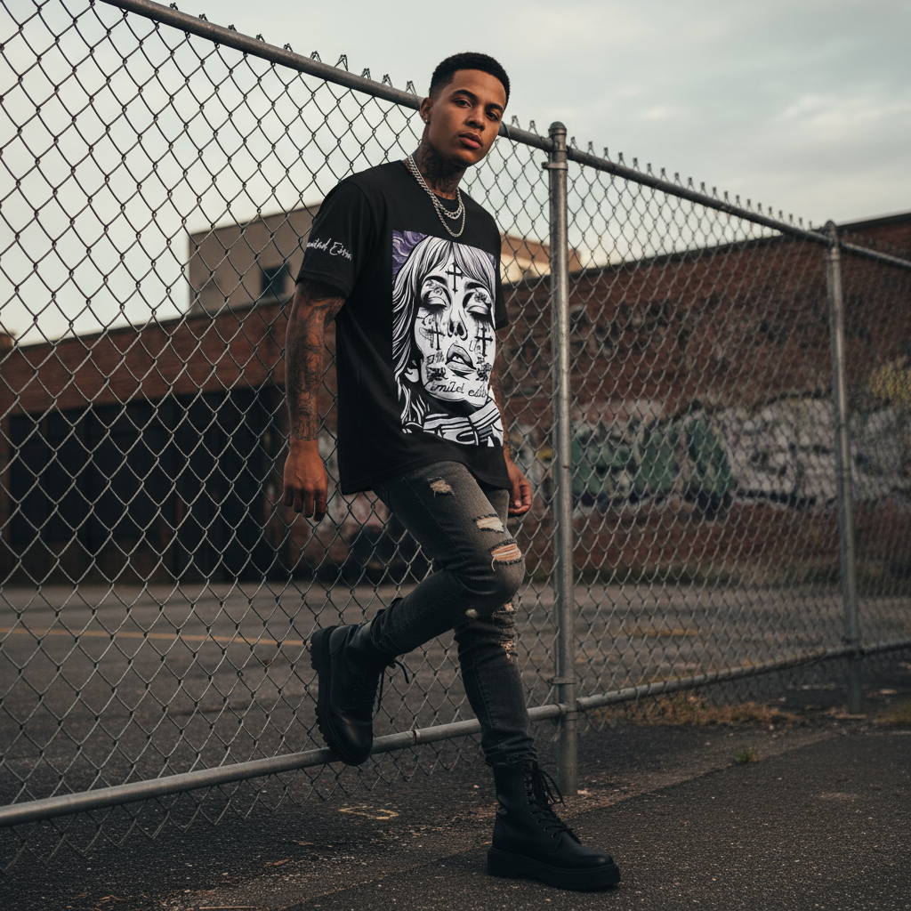 Black - Chain link fence