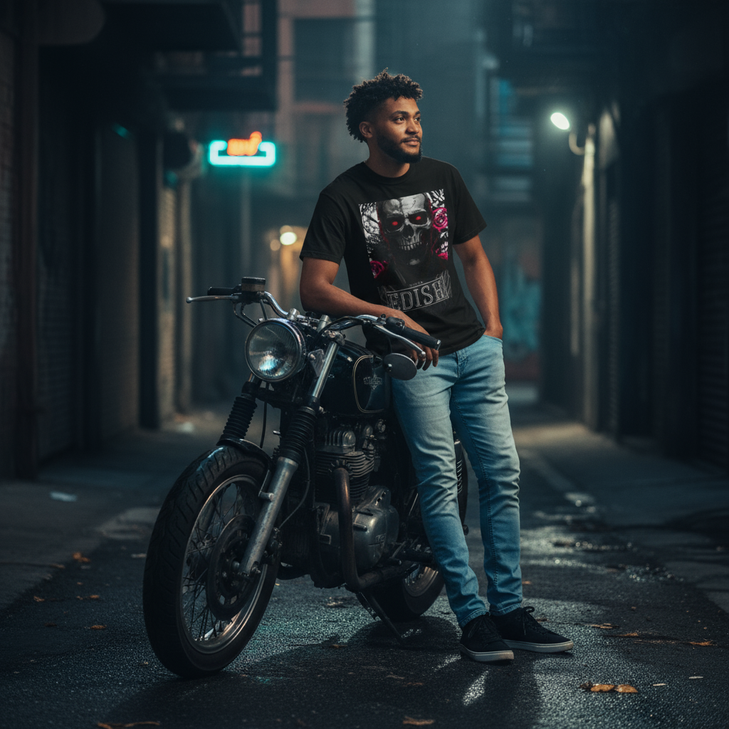 Black - Motorcycle alley