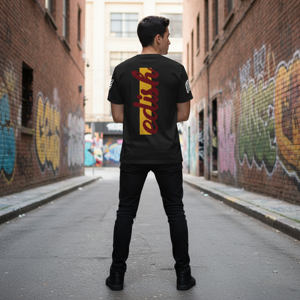 Black - Urban graffiti back