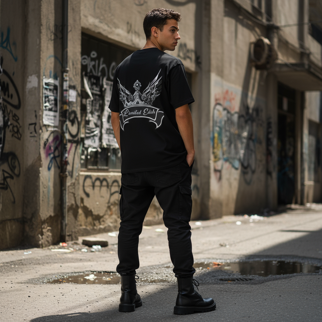 Black - Urban street back