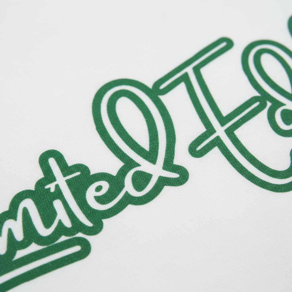 Green Cursive Detail