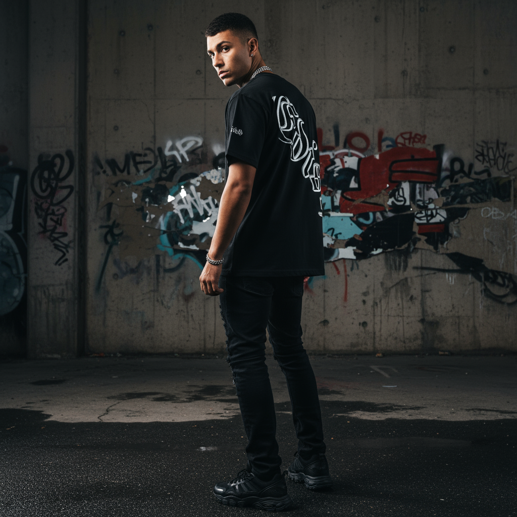 Old English Tee Mockup